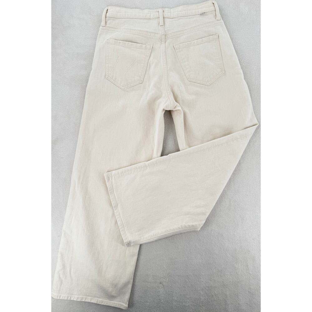 Mother Jeans The Dodger Ankle Denim White Act Natural Wide Leg 25 Run Big - Picture 4 of 12